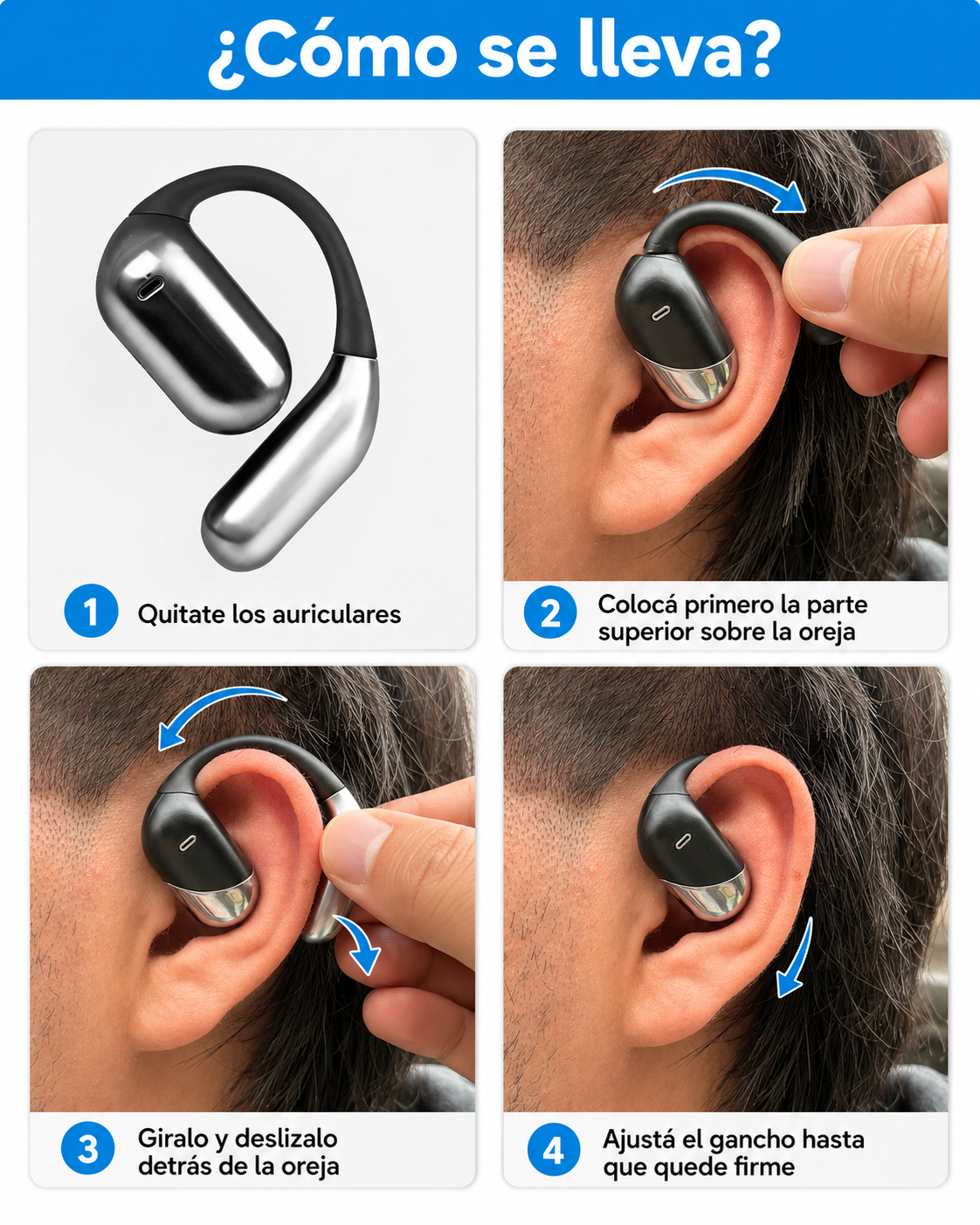 Auriculares Traductores Viagle Tiempo Real Bluetooth +100 idiomas