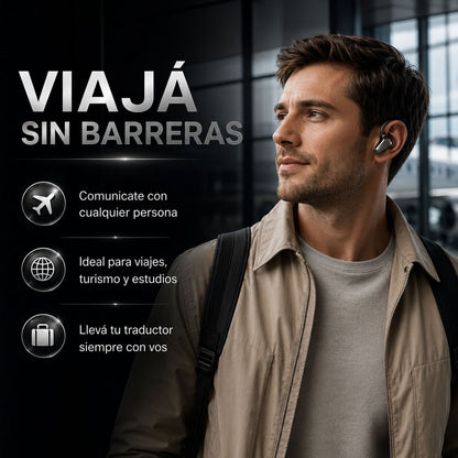 Auriculares Traductores Viagle Tiempo Real Bluetooth +100 idiomas